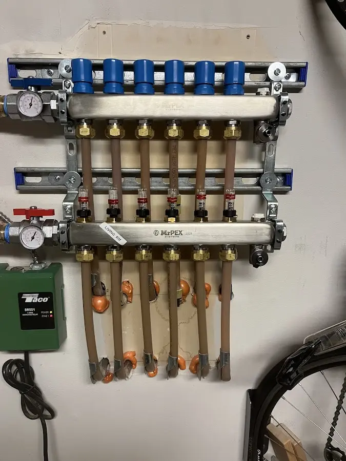 Plumber performing Leak Detection at a residential property in Hampden